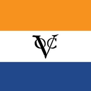 VOC Dutch East India Company flag orange version