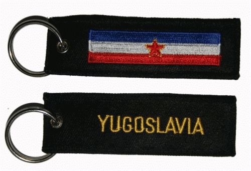 Yugoslavia flag Keyring