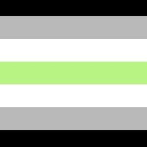 Agender pride flag