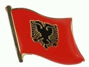 Albania flag pin