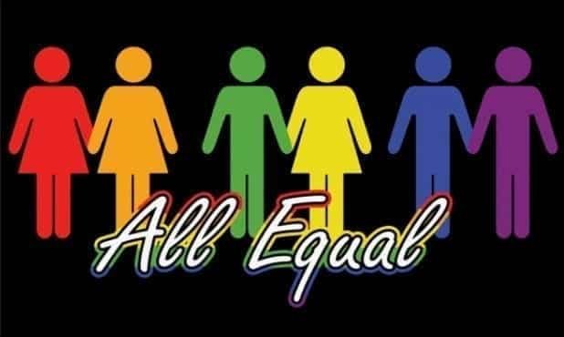 All Equal Everyone is the same flag