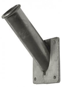 Aluminium gable flag pole holder 45°