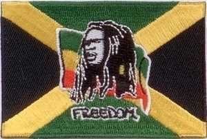 Bob Marley Freedom flag patch