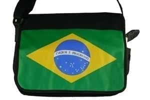 Brazil schoudertas met vlag