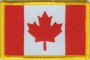 Canada flag patch