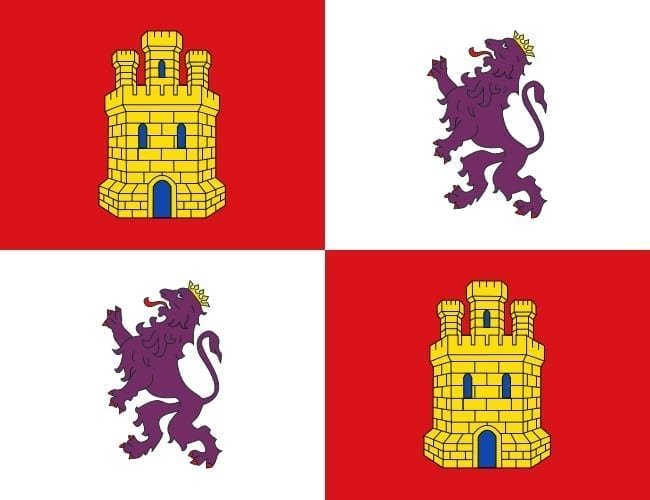 Castile en Leon region flag