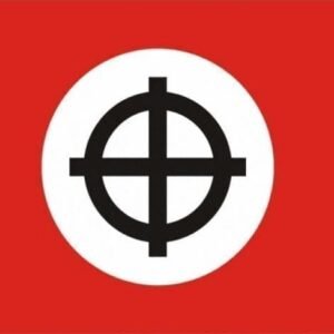 Celtic Cross flag Red Black