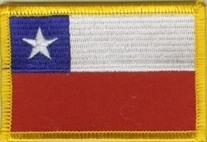 Chile flag patch