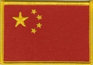 China flag patch