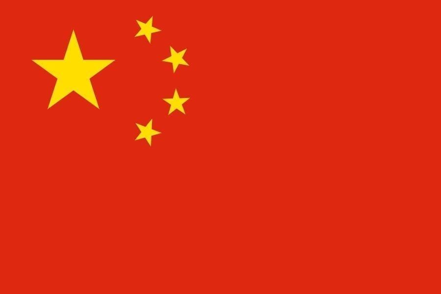China Chinese flag