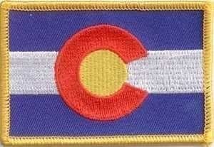 Colorado State flag patch