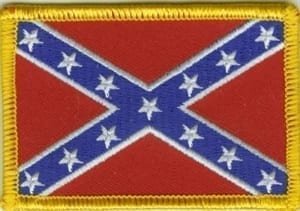 Confederate Rebel flag patch
