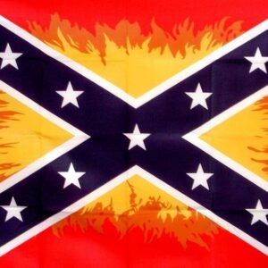 Confederate Flames flag