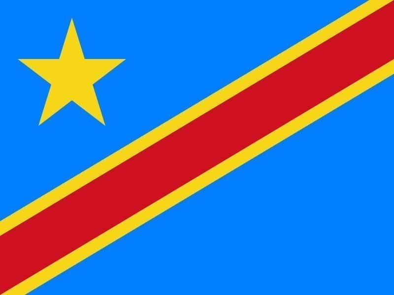 Congo Kinshasa DR flag from 2006