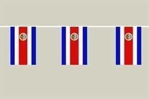 Costa Rica Flag bunting