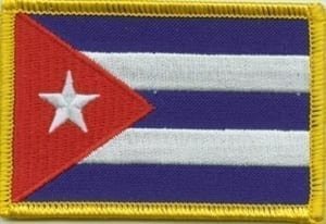 Cuba flag patch