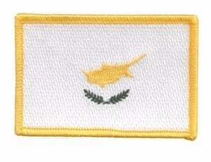 Cyprus flag patch