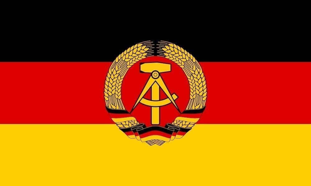 East Germany DDR flag