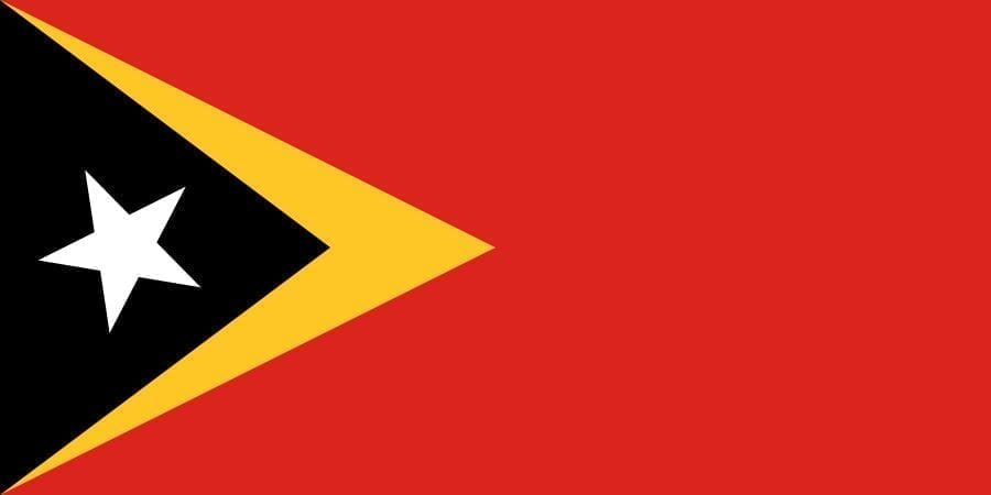 Timor East flag