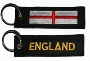 England flag keyring