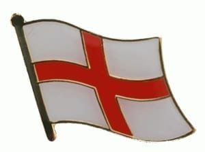 England flag pin