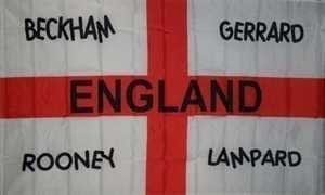 Engeland voetbal Rooney Beckham