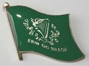 Erin Go Bragh flag lapel pin