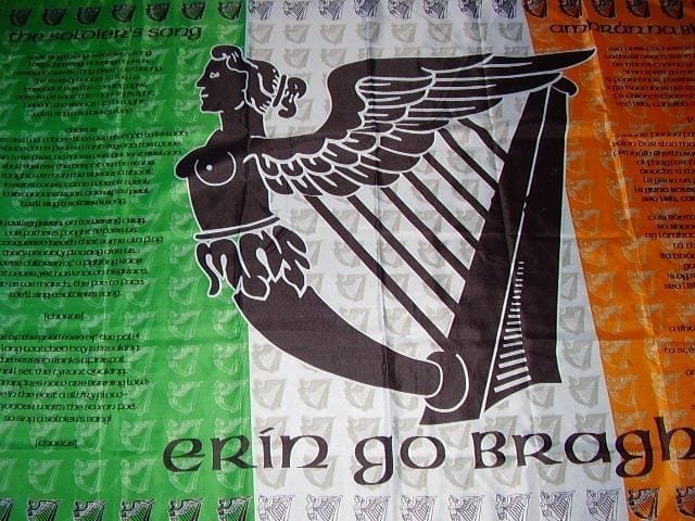 Ireland Erin Go Bragh Soldiers Song flag
