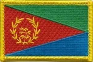 Eritrea flag patch