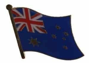 Australia flag pin