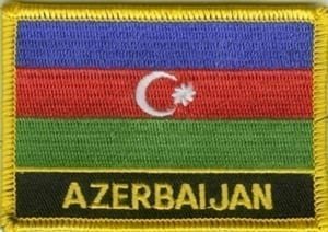 Azerbijan flag patch