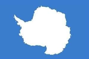 Antarctic South Pole flag