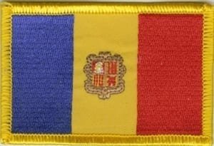 Andorra flag patch