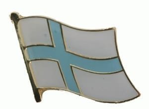 Finland flag pin