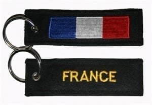 France flag Keyring