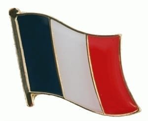 France flag pin