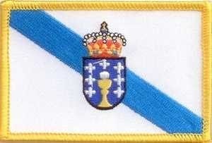 Galicia flag patch