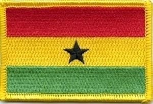 Ghana flag patch