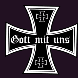 German Gott mit uns Iron Cross flag