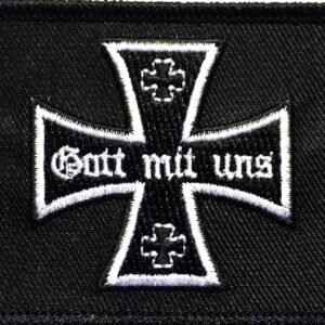 German Gott mit uns Iron Cross flag patch