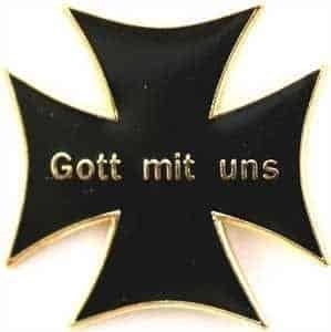 Gott mit uns flag pin