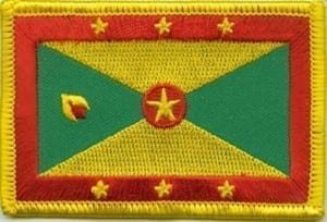 Grenada flag patch
