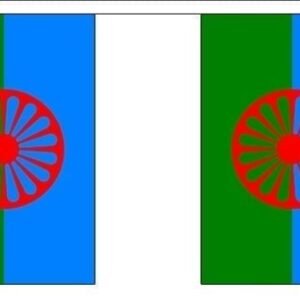 Gypsy Roma flag Bunting