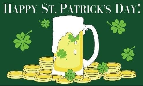 Happy St. Patricks Day flag