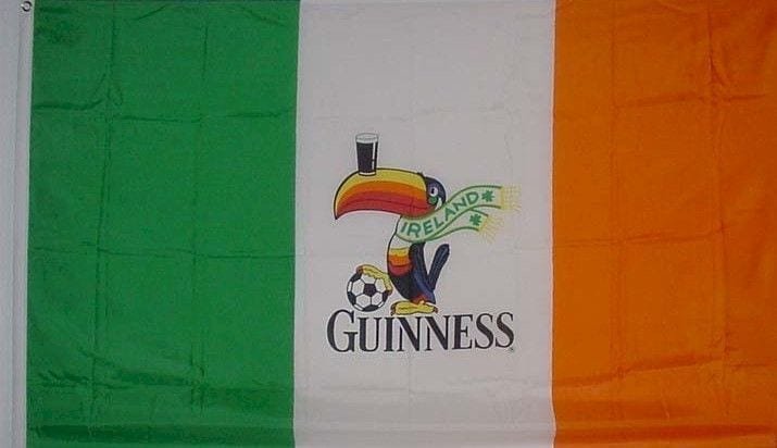 Ireland flag Guinness