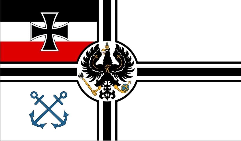 German Imperial Marine flag 1871 1892