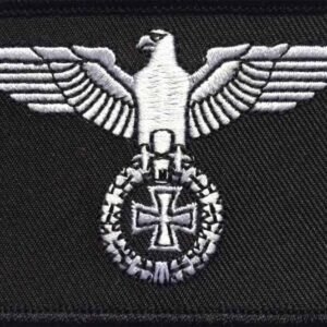 DR German Imperial flag patch Eagle