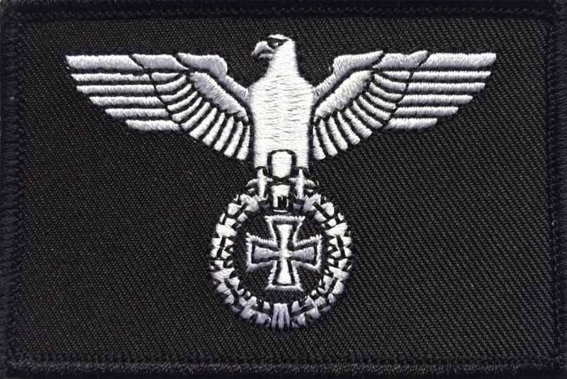 DR German Imperial flag patch Eagle