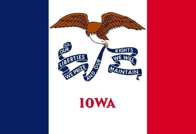 Iowa State flag