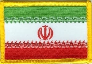 Iran flag patch